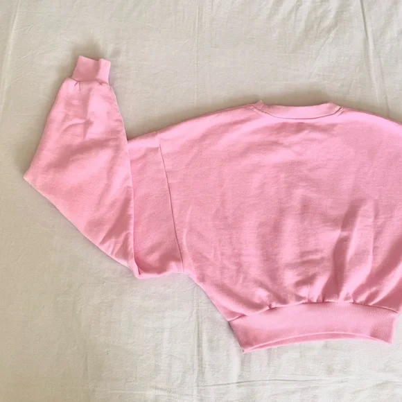 Pink Crop Crewneck - alo - Picture 10 of 15